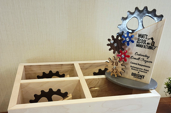 Photo of a Central Susquehanna Contest trophy