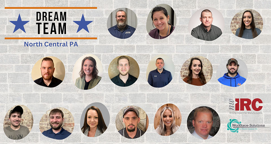 Composite of photos of the PA Dream Team - North Central PA